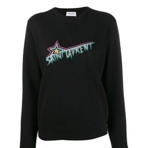 Saint Laurent Star Logo sweatshirt -Authentic